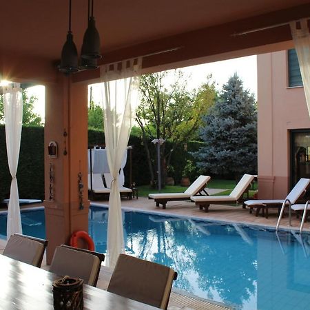 4-Seasons Pool Villa Near Meteora Tríkala Exteriör bild