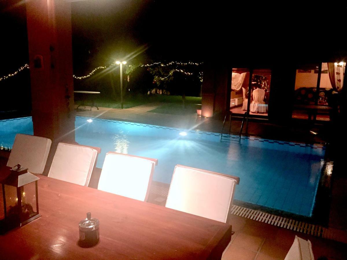4-Seasons Pool Villa Near Meteora Tríkala Exteriör bild