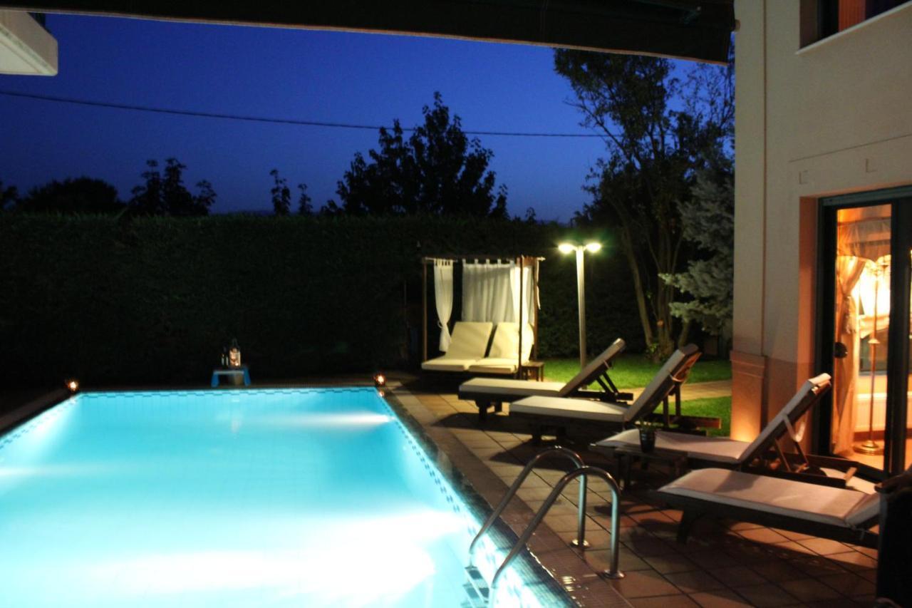 4-Seasons Pool Villa Near Meteora Tríkala Exteriör bild